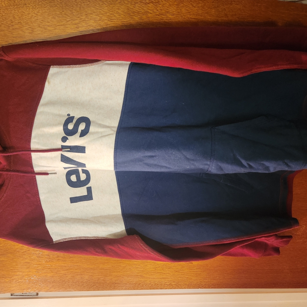 Levi's Red and Blue Hoodie